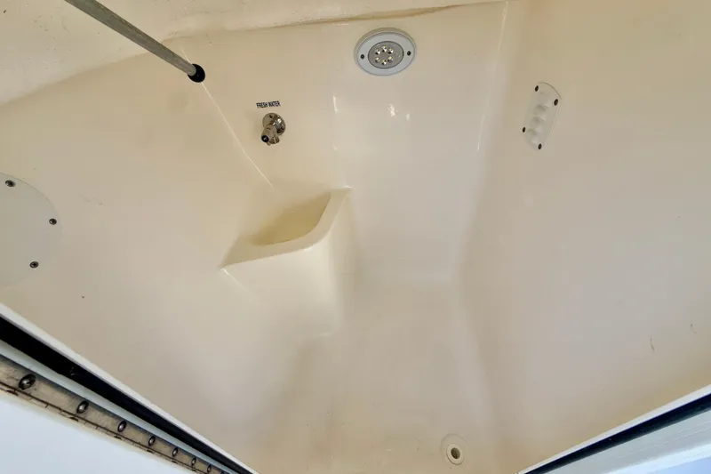 Slide: The Image of Interior view of a 2016 Key West 203 DFS boat's fresh water compartment. - 26