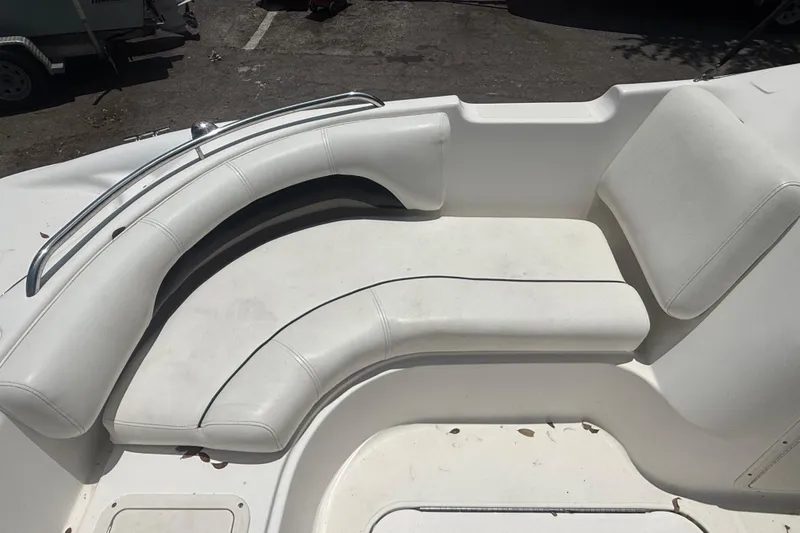 Slide: The Image of White seating area on a 2012 Hurricane SunDeck Sport 188 OB boat. - 13