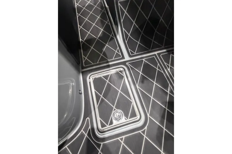 Slide: The Image of 2024 MB B52 23 Classic boat floor with sleek, diamond-patterned design. - 67