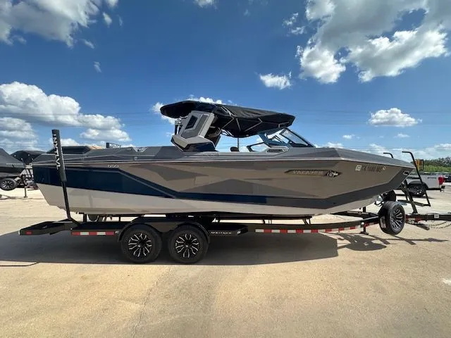 Slide: The Image of 2025 Nautique Super Air Nautique G25 Paragon on a trailer. - 6