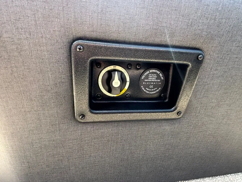 Slide: The Image of Close-up of a switch and socket on a boat. - 27