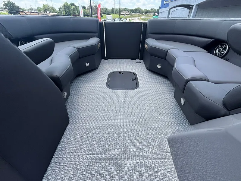 Slide: The Image of Evotti 521 QL 2027: Spacious interior with sleek, cushioned seating and modern design. - 14