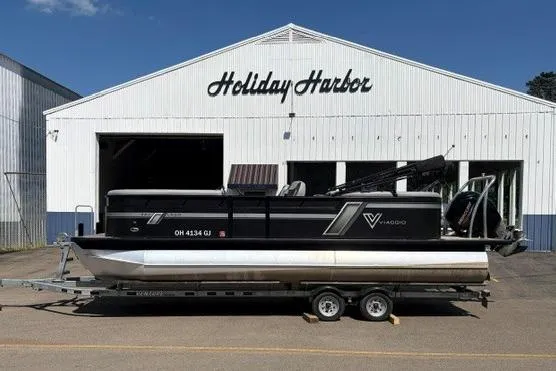The Image of 2023 Viaggio Lago 22U Tri Toon Mercury 150 boat at Holiday Harbor. - 0