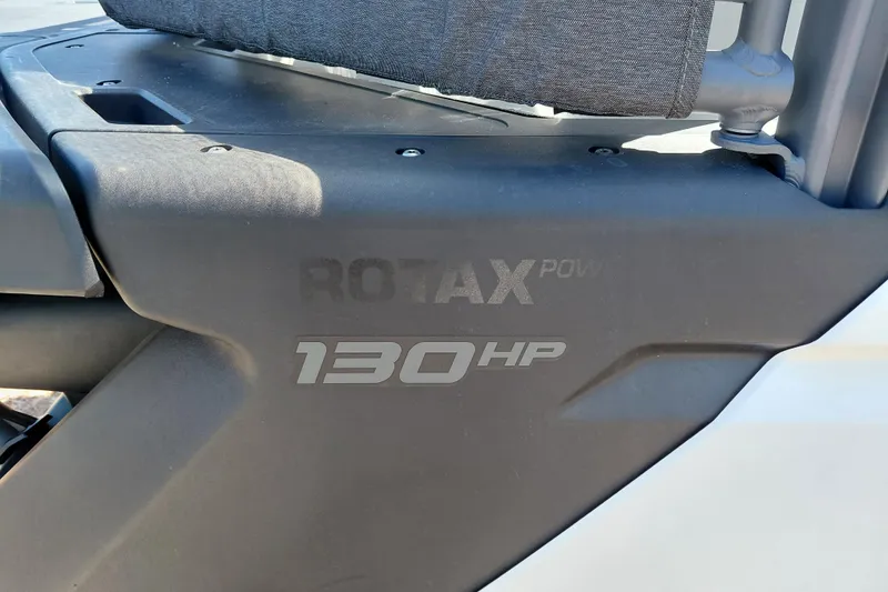 Slide: The Image of 2024 Sea-Doo Switch Cruise 18 with Rotax 130 HP engine detail. - 41