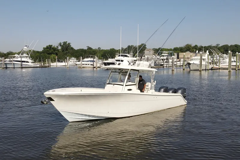 Slide: The Image of Cobia Center Console 344 2015 - 2