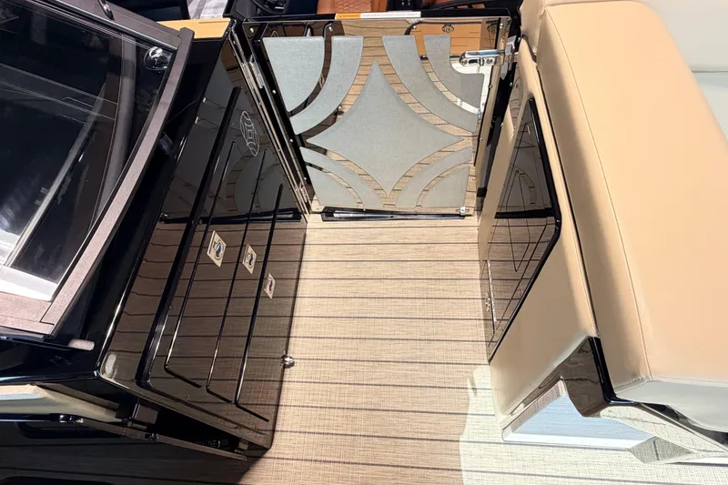 Slide: The Image of Interior of 2026 Balise Halo 26C Twin boat with sleek design and modern finishes. - 13