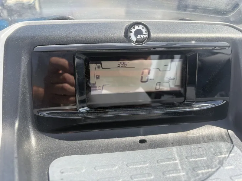 Slide: The Image of The image shows a digital dashboard with a BRP logo and a display screen. - 12