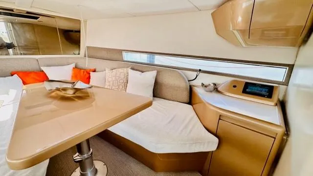 Slide: The Image of Luxurious interior of 2018 Canard Yachts eMotion HYBRID with modern seating and elegant decor. - 20