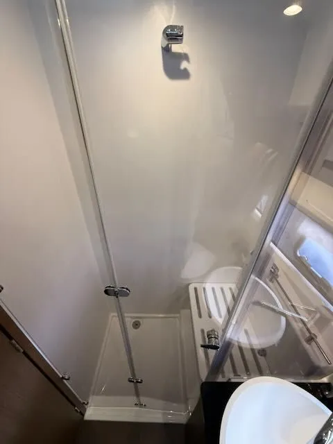 Slide: The Image of Shower and sink in a boat cabin. - 27