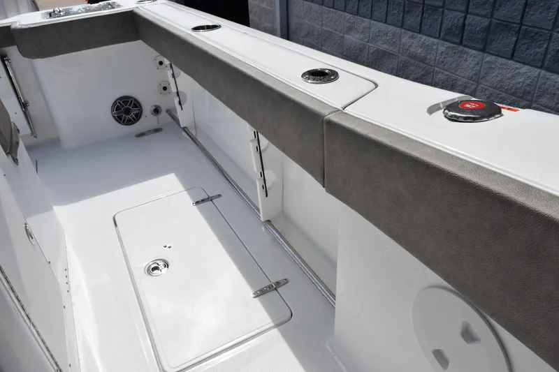 Slide: The Image of 2027 Sea Hunt Gamefish 28 Forward Seating interior with sleek design and modern features. - 15