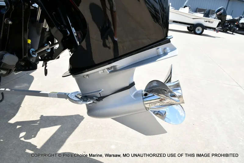Slide: The Image of Close-up of a boat propeller on a trailer. - 30