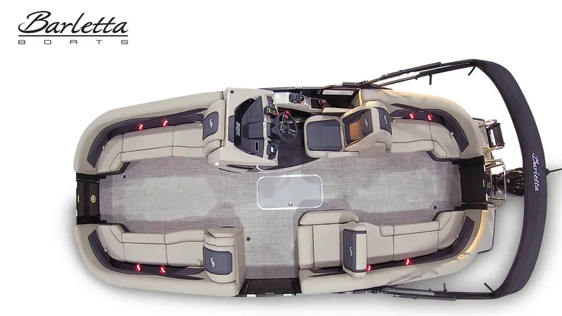 Slide: The Image of 2027 Barletta CABRIO C24Q with spacious deck and luxurious seating. - 7