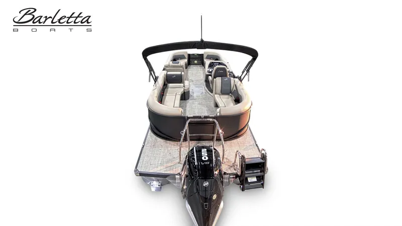 Slide: The Image of 2027 Barletta CABRIO C24Q with spacious deck and comfortable seating areas. - 5