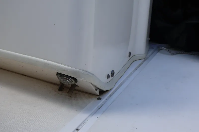Slide: The Image of Close-up of 2007 Boston Whaler 180 Dauntless boat interior detail. - 58