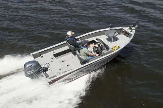 Slide: The Image of Manufacturer Provided Image: 2022 Starcraft Stealth 166 SC boat cruising on water. - 4