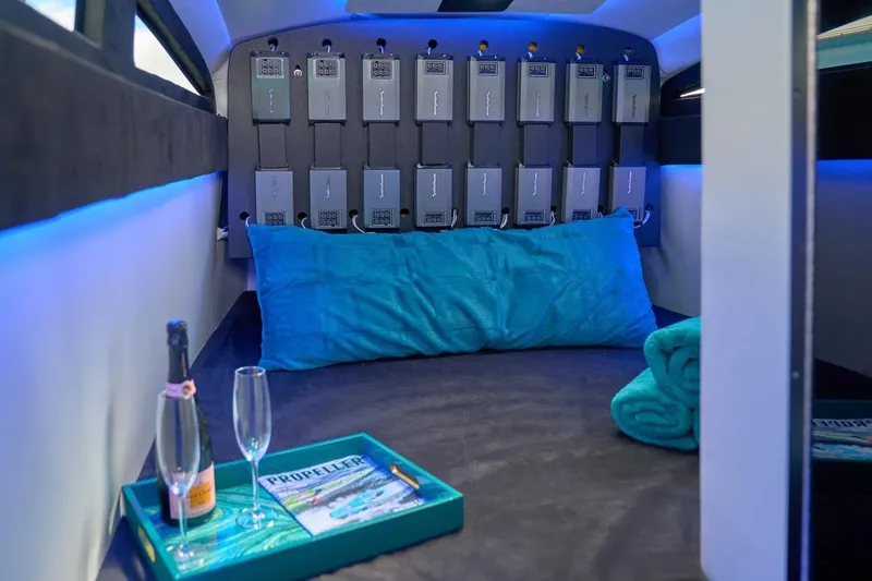 Slide: The Image of Manufacturer Provided Image: Luxurious interior of 2025 Statement 430 Tigress with champagne and modern amenities. - 8