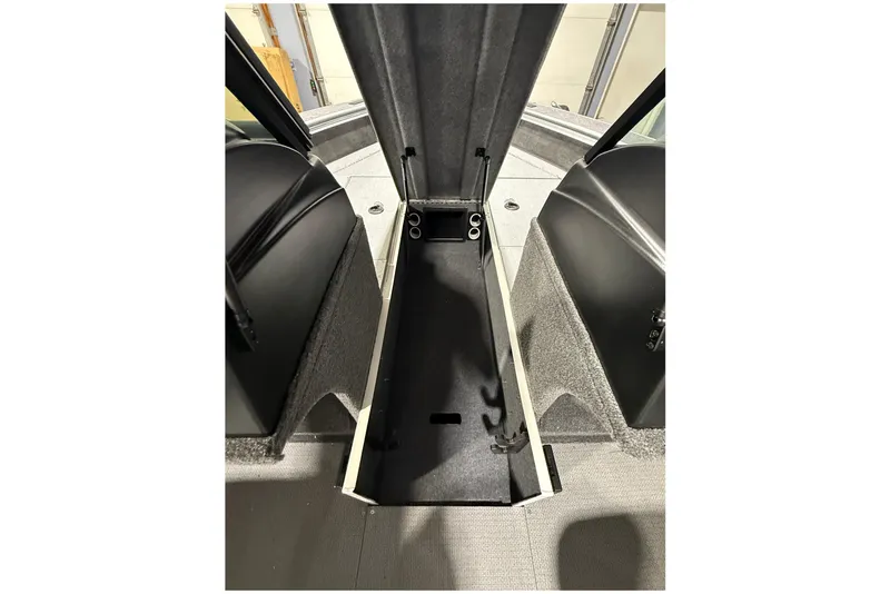 Slide: The Image of 2025 G3 Angler V1850 SF boat interior storage compartment. - 5