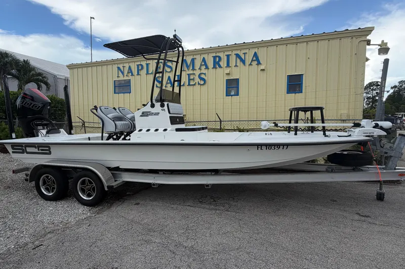 The Image of 2022 SCB S22 boat on trailer at Naples Marina Sales. - 1
