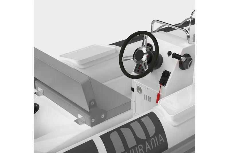 Slide: The Image of Manufacturer Provided Image: Interior view of Novurania DL 335 boat, model year 2026. - 2