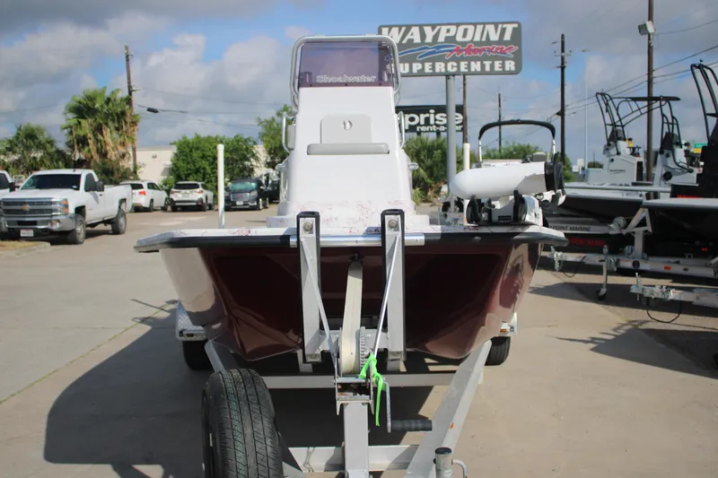 Slide: The Image of 2022 Shoalwater 20' Catamaran on trailer at Waypoint Marine Supercenter. - 16