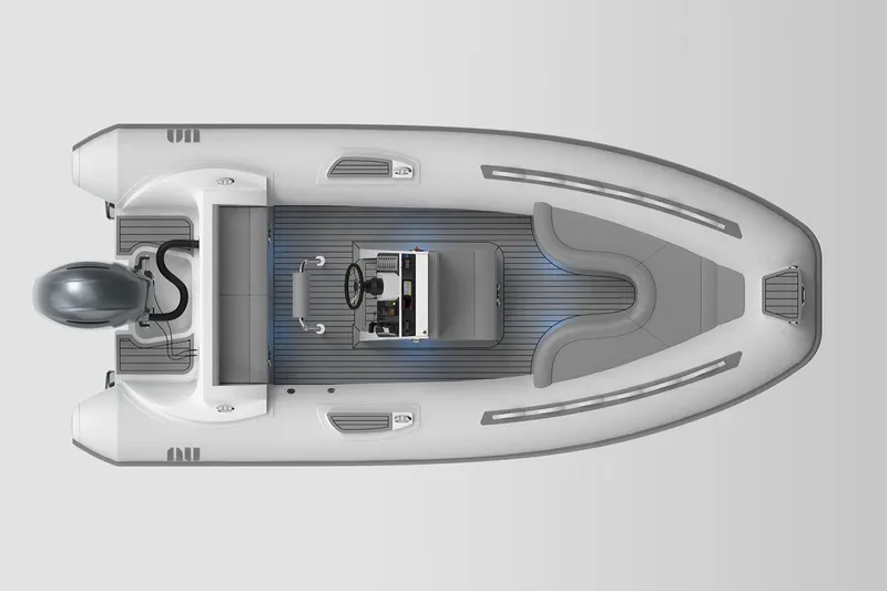 Slide: The Image of Manufacturer Provided Image: Aerial view of Novurania Como 18 boat, 2026 model. - 5
