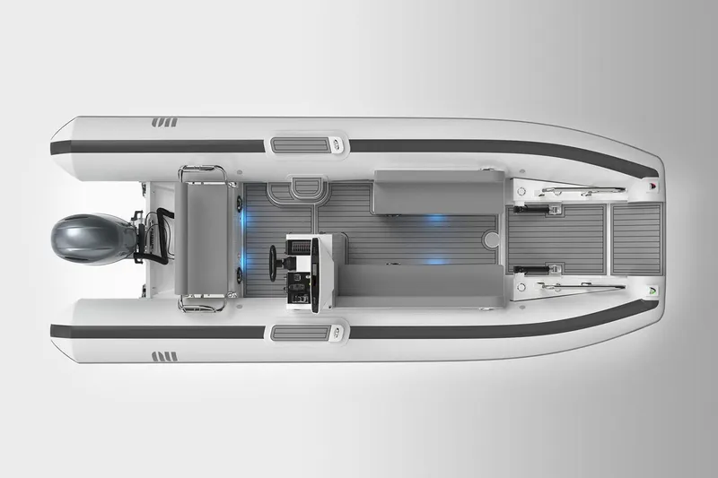 Slide: The Image of Manufacturer Provided Image: Novurania Catamaran 20, 2026, top view, modern design. - 4