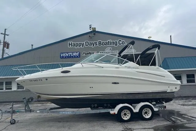 The Image of 2006 Sea Ray 240 Sundancer boat on trailer at Happy Days Boating Co. - 0