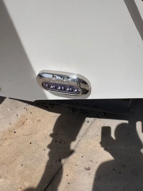 Slide: The Image of Close-up of a boat light on a 2018 Sea Hunt 234 SXS. - 4