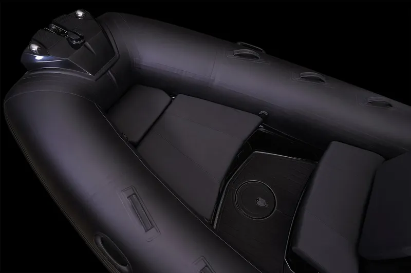 Slide: The Image of Manufacturer Provided Image: Black Brig Eagle 5 inflatable boat, 2026 model, interior view. - 4