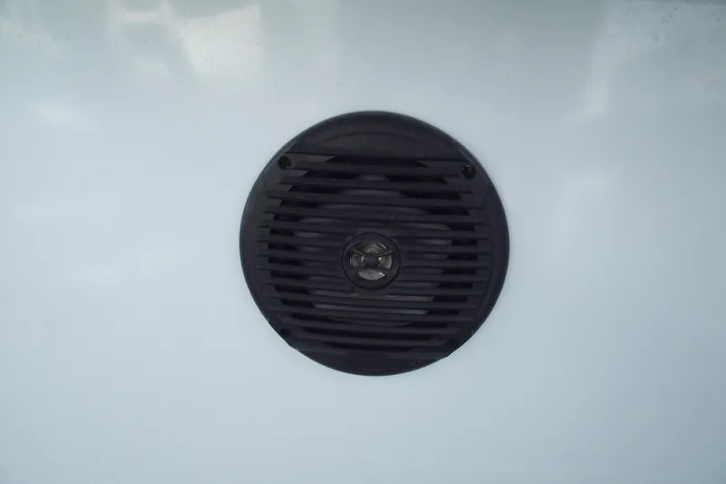 Slide: The Image of Close-up of a speaker on a 2018 Caravell Key Largo 2486WI boat. - 26