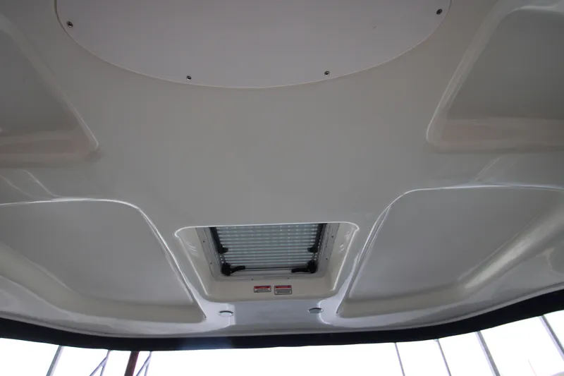 Slide: The Image of Ceiling view of 2008 Sea Ray 38 Sundancer boat with skylight. - 18