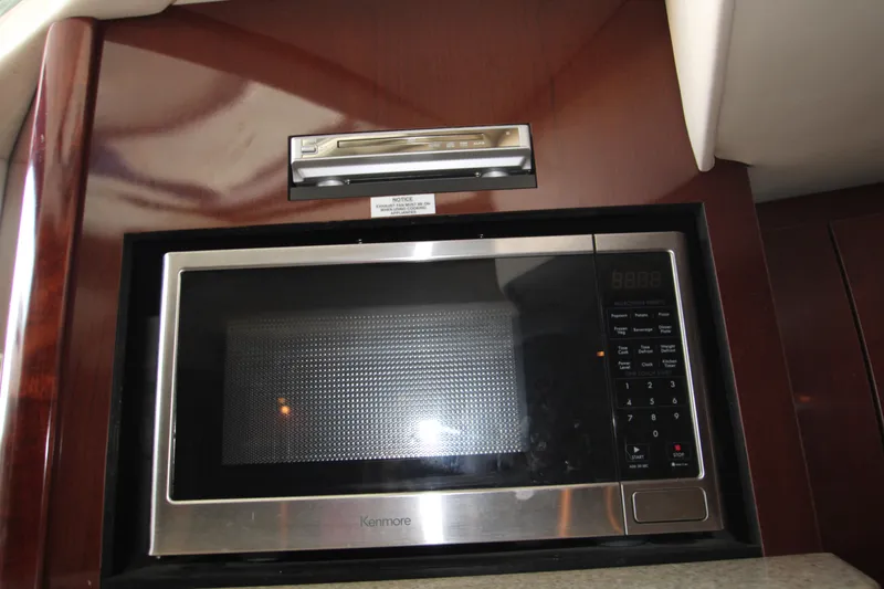 Slide: The Image of Microwave in 2008 Sea Ray 38 Sundancer yacht kitchen. - 37