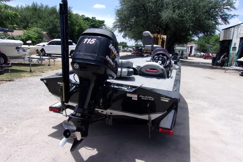 Slide: The Image of 2013 Tracker Pro Team 190 TX boat with Mercury 115 outboard motor. - 3