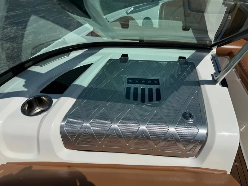 Slide: The Image of The image shows the dashboard of a 2016 MasterCraft X30 with a stylish design. - 39