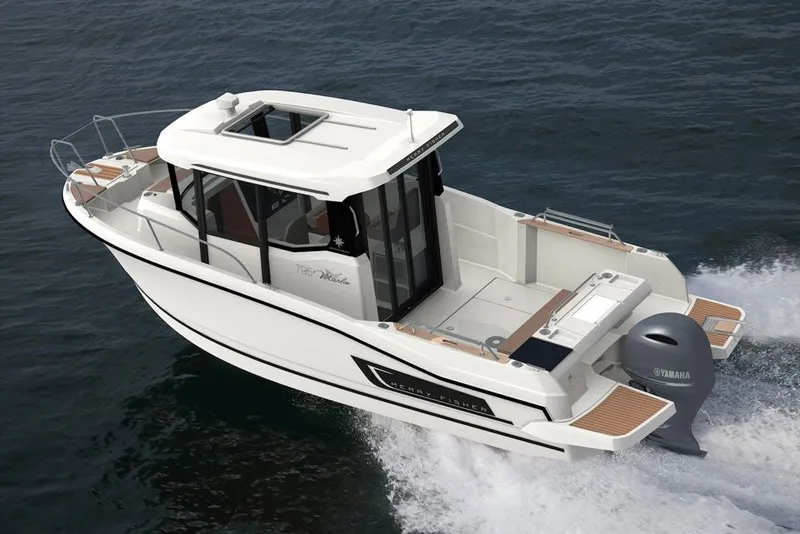 The Image of 2020 Jeanneau NC 795 on the water with Yamaha outboard motor. - 19