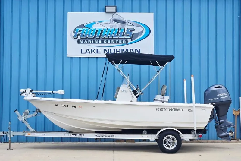 The Image of 2023 Key West 188 Bay Reef boat on trailer at Foothills Marine Center. - 2