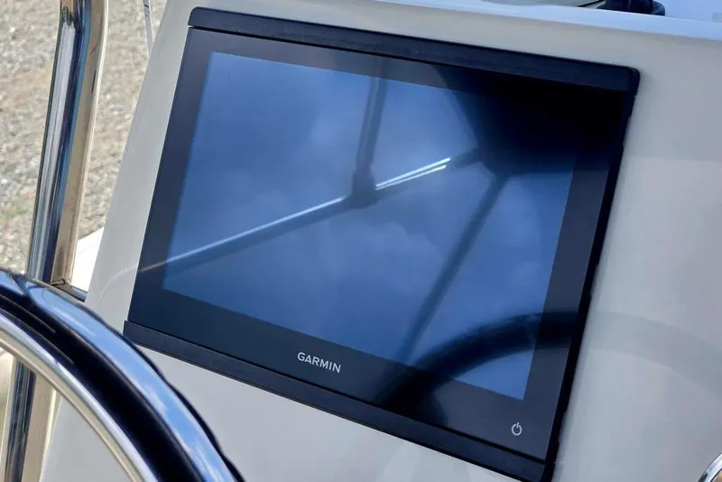 Slide: The Image of Garmin display on 2023 Key West 188 Bay Reef boat dashboard. - 36