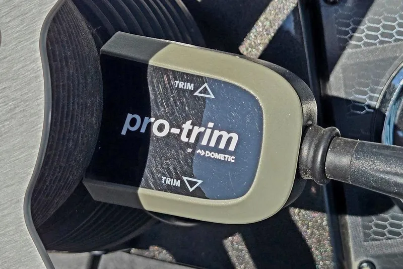 Slide: The Image of Close-up of a 2022 Vexus AVX1980 Pro-Trim by Dometic control switch. - 38