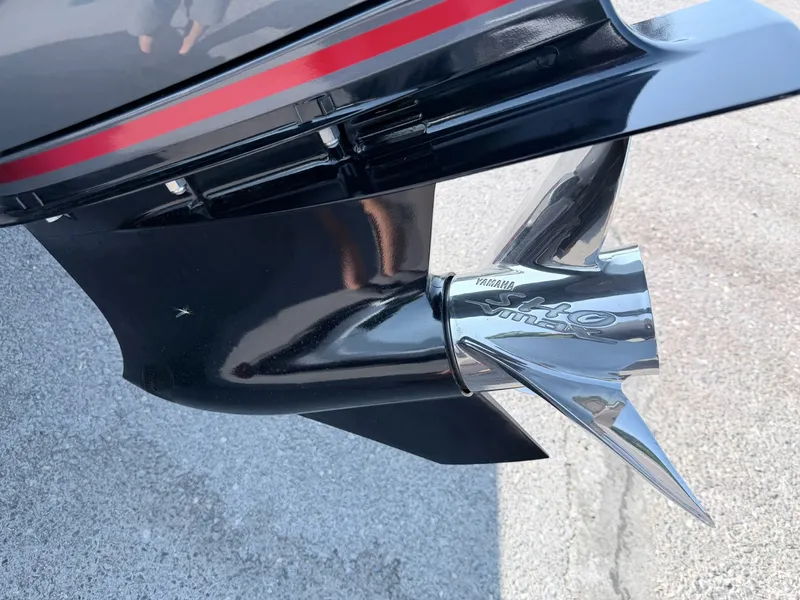 Slide: The Image of Close-up of a shiny propeller on a boat. - 29