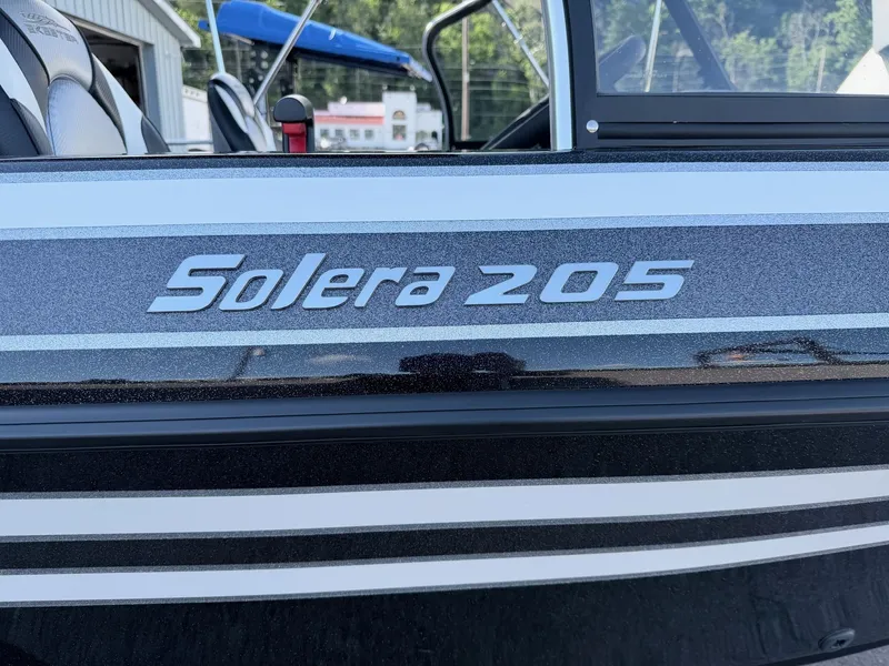 Slide: The Image of Close-up of the "Solera 205" lettering on a boat. - 24