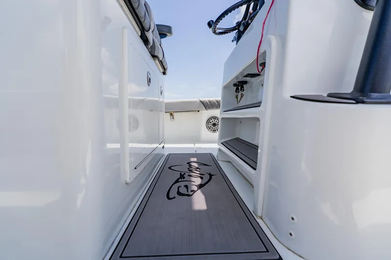 Slide: The Image of Interior view of 2021 Costa Custom Boats 264HC, showcasing sleek design and modern features. - 68
