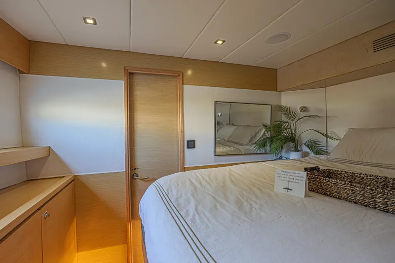 Slide: The Image of Luxurious cabin interior of 2015 Fountaine Pajot Sanya 57 yacht with elegant decor. - 17