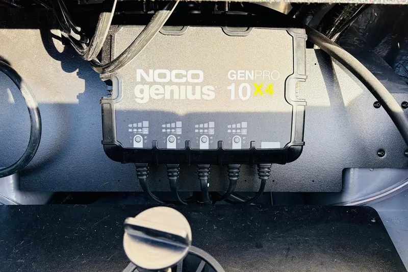 Slide: The Image of NOCO Genius GENPRO 10X4 charger in 2026 Ranger Z521 boat. - 65