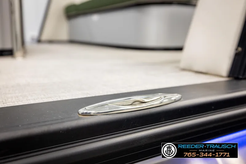 Slide: The Image of 2024 Avalon CAT VRB boat interior detail with sleek design and modern features. - 61