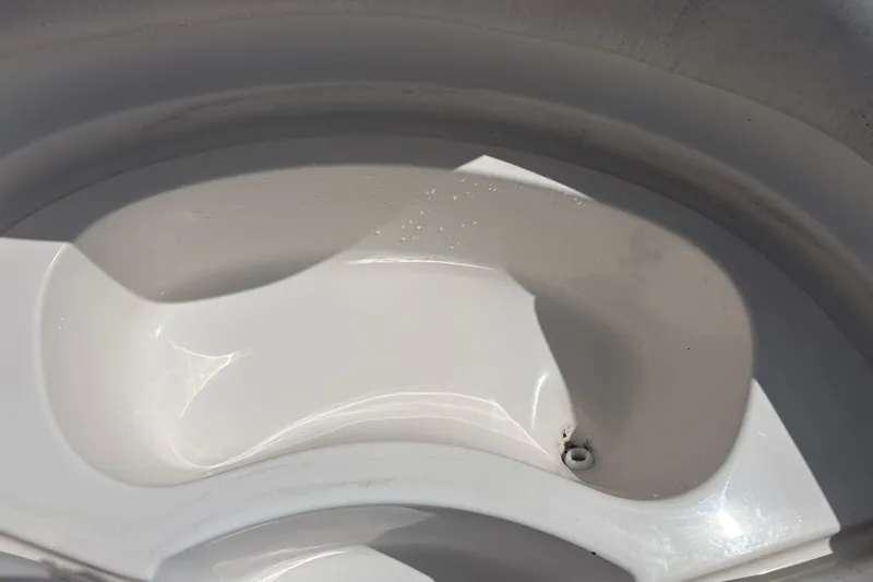 Slide: The Image of Close-up of a Chaparral 230 SSi boat's white interior detail, 2000 model. - 18