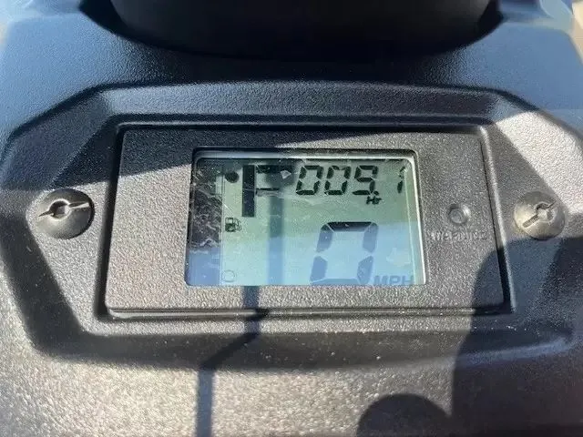 Slide: The Image of Close-up of a digital speedometer showing 7 mph on a 2024 Waverunner EX DELUXE. - 5