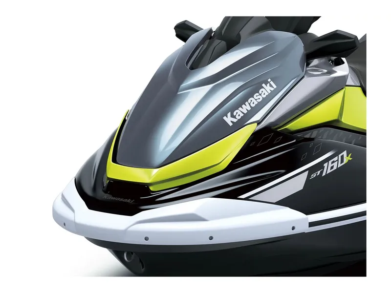 Slide: The Image of Close-up of a Kawasaki Jet Ski® ST® 160X with sleek design and bold colors. - 6