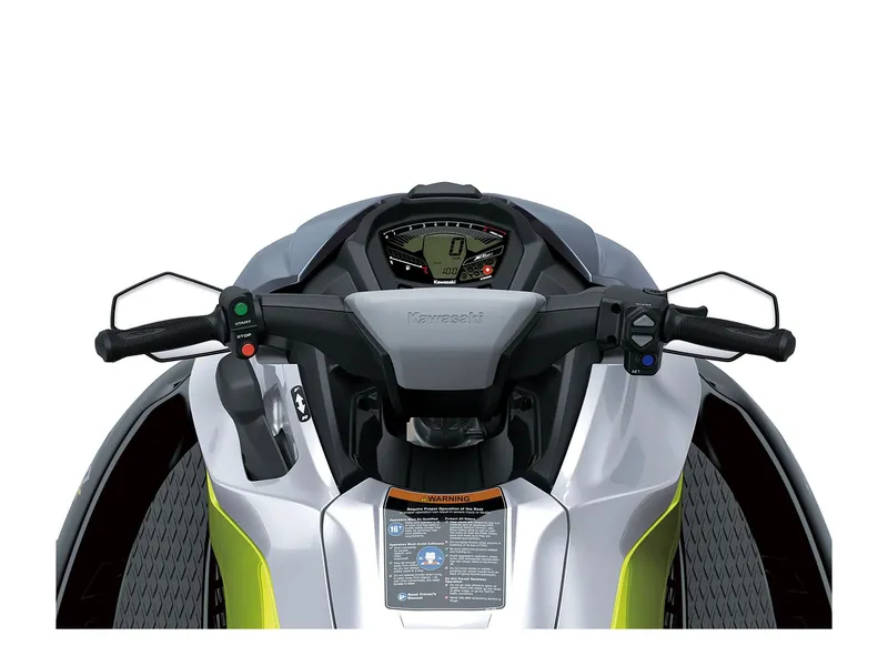 Slide: The Image of The image shows the cockpit of a Kawasaki Jet Ski® ST® 160X with a digital display. - 7