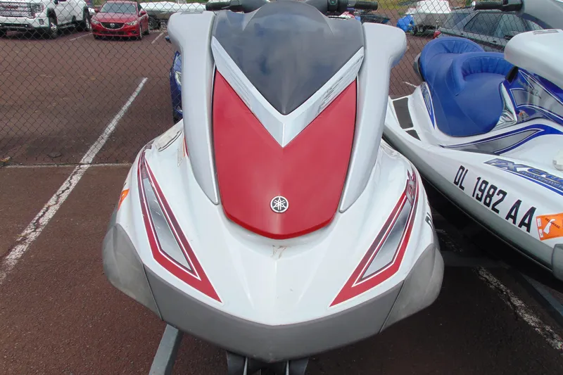 Slide: The Image of 2006 Yamaha WaveRunner FX Cruiser in parking lot, front view. - 9