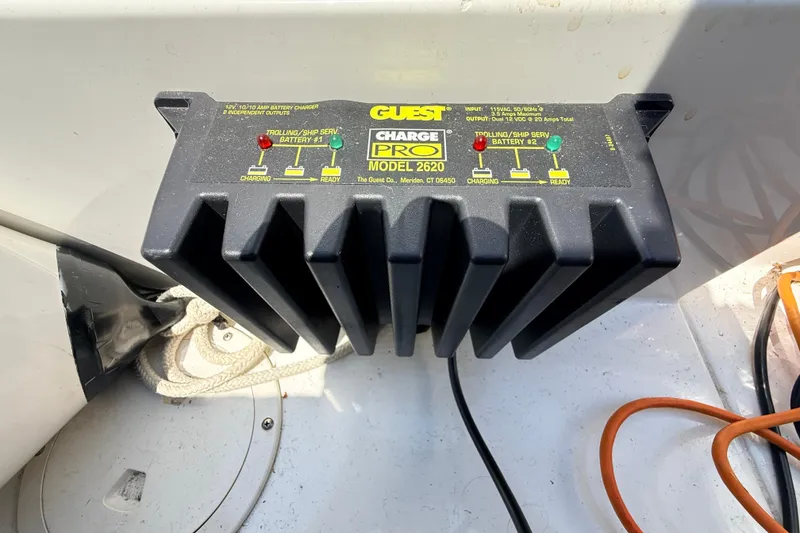 Slide: The Image of Battery charger on a 1995 Formula 303 SR-1 boat, featuring Guest Charge Pro Model 2620. - 35